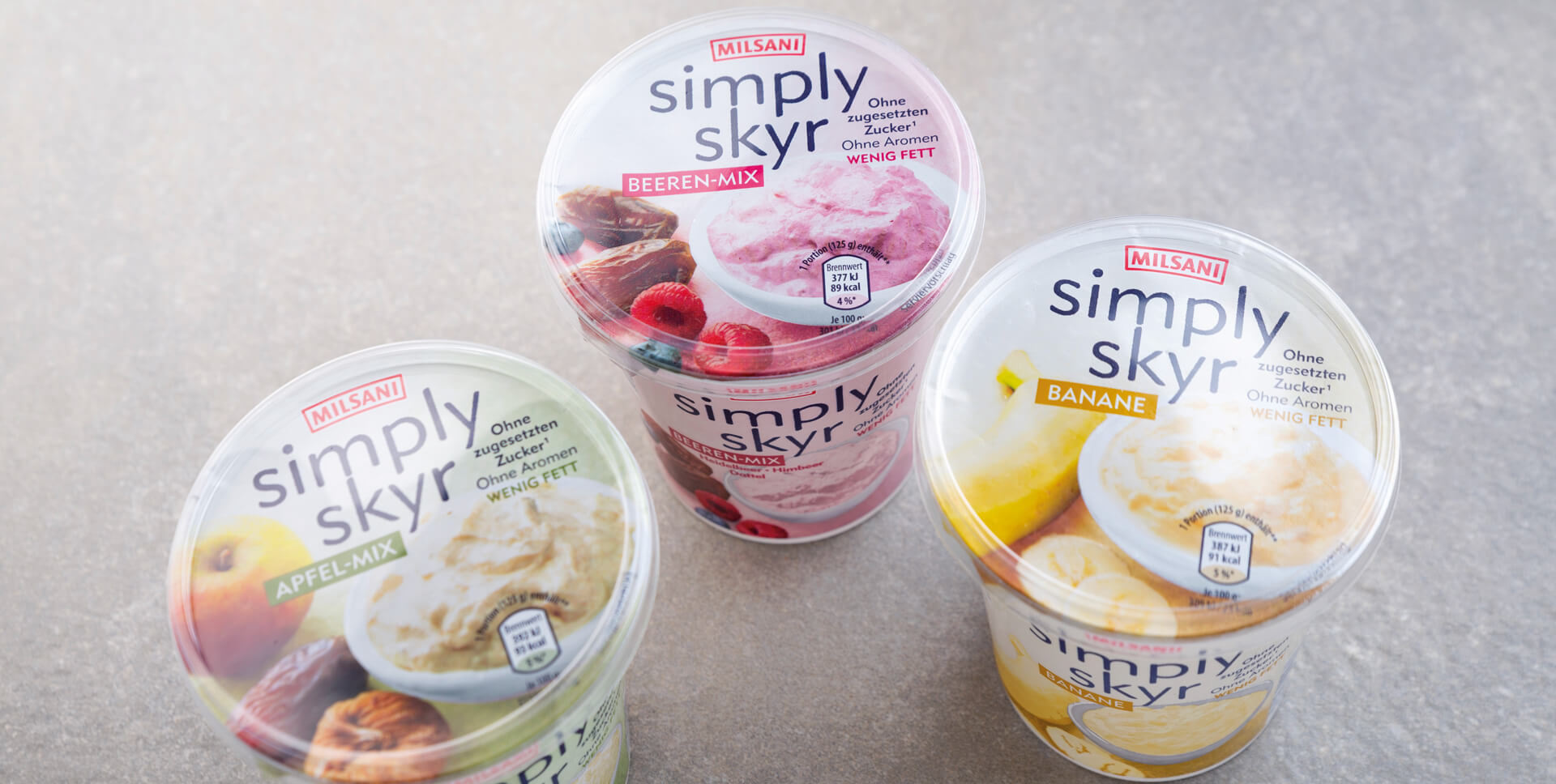 Verpackungsauftritt simply skyr